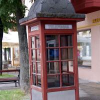 Kaunas, alte Telefonzelle