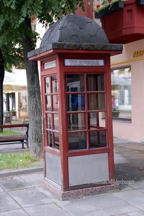 Kaunas, alte Telefonzelle