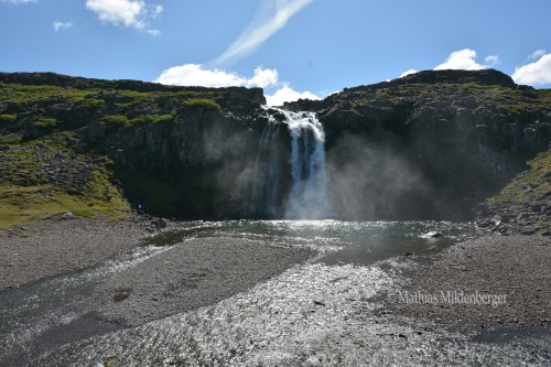 Dynjandi waterfall, Western fjords